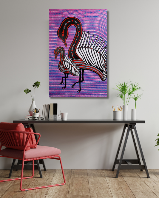 Water Dance of The Cranes