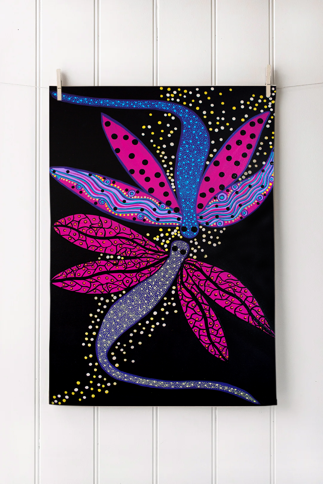 Dragonflys Dance of Nature - Tea Towel