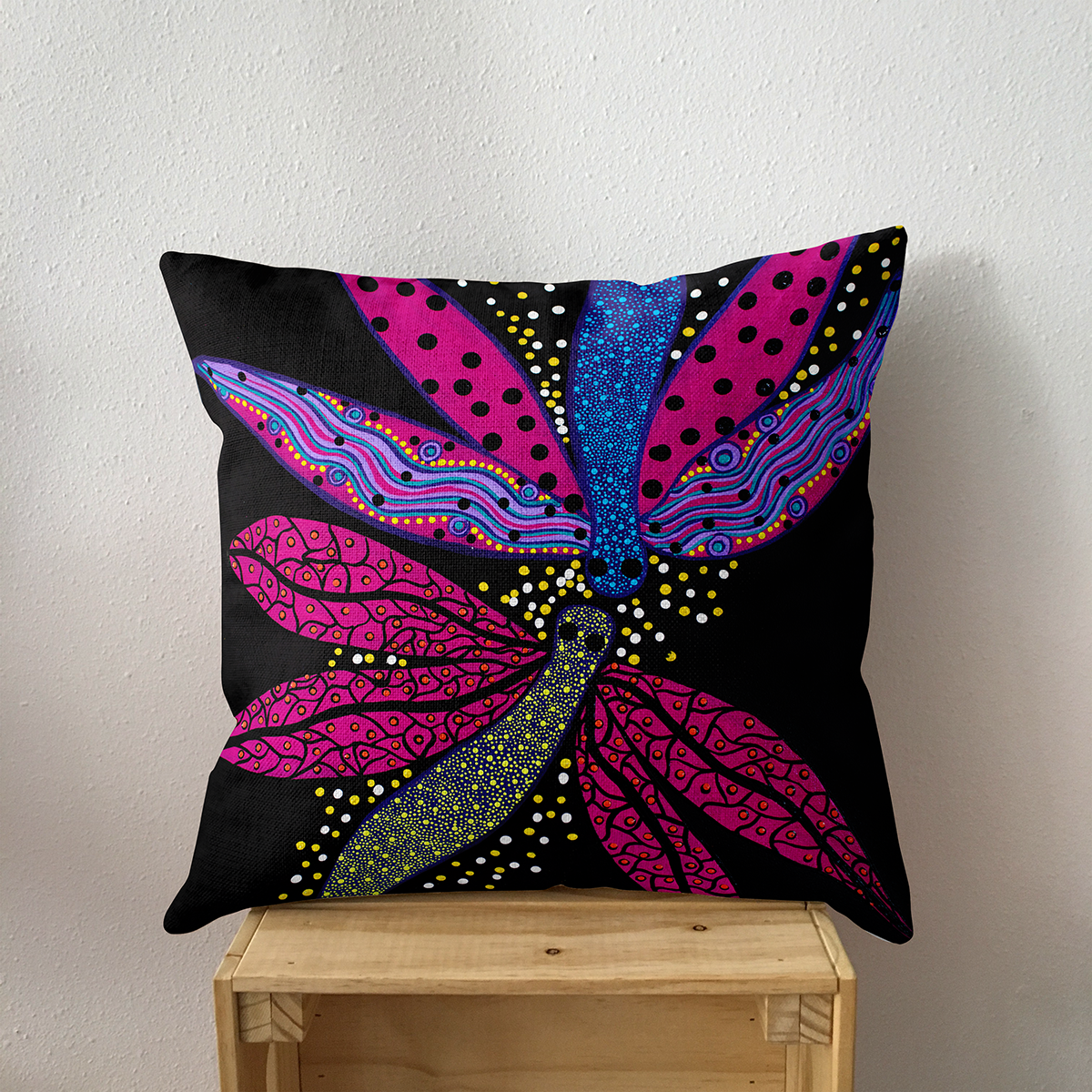 Dragonflys Dance of Nature - Cushion Cover
