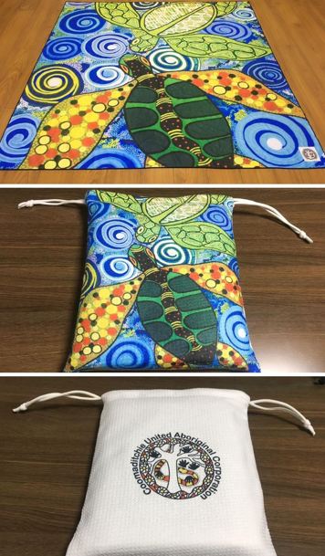 Journey of the Turtles - Sand-free Beach Towel