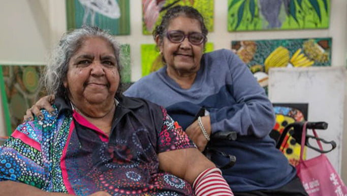 Lorraine Brown and Narelle Thomas