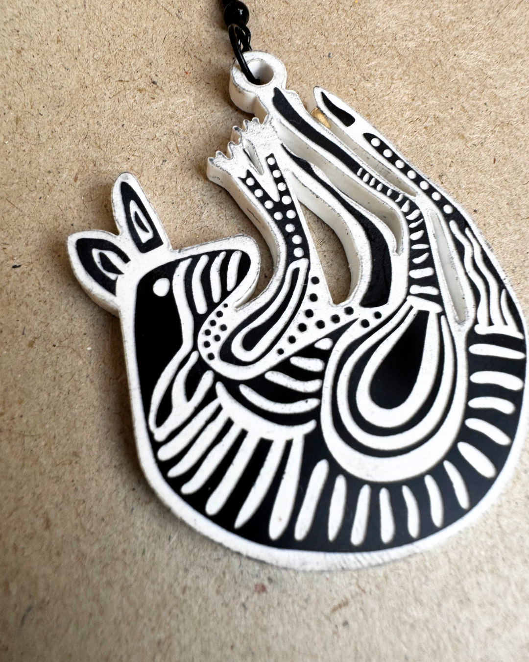 Black and White Kangaroo