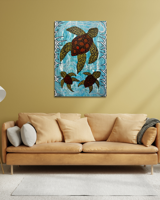 Turtles In Feeding Grounds
