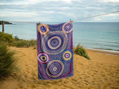 Women Business, Areas of Seasons  - Plush Beach Towel