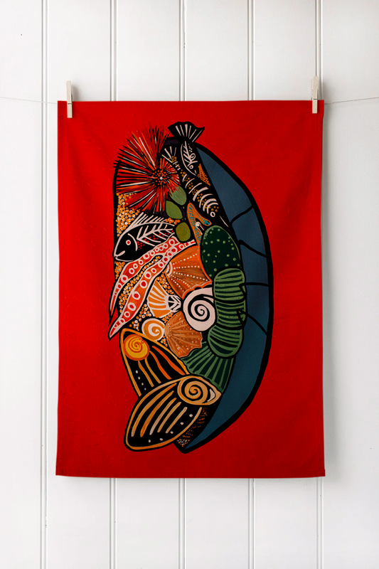 Coastal Tucker - Tea Towel