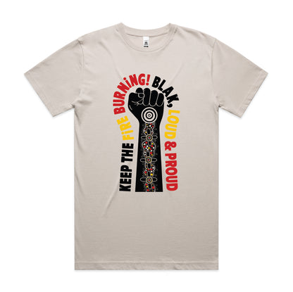 Blak, Loud & Proud Fist Tee - Colour print