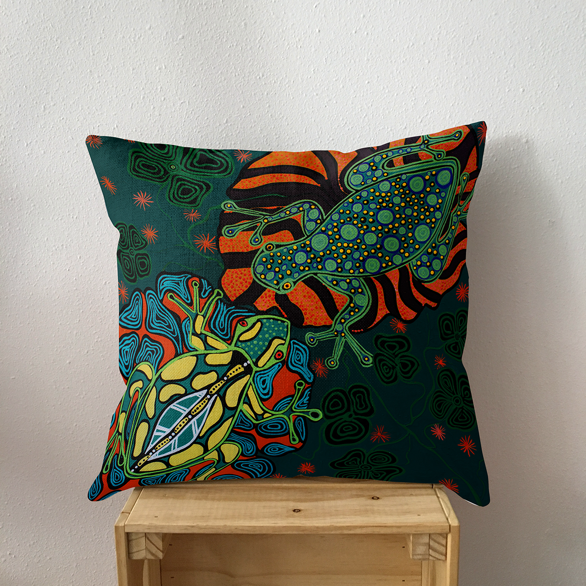 Generations of Tiddalick - Cushion Cover