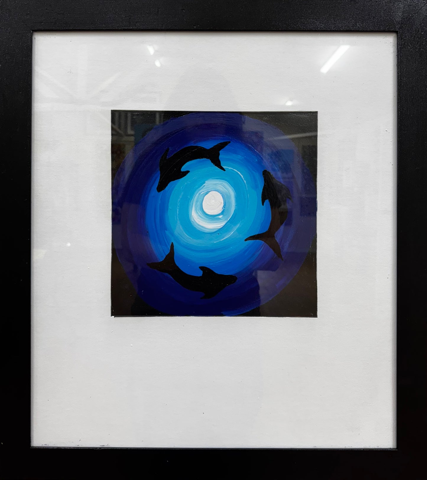 Depth of the Ocean - Dolphins (framed)