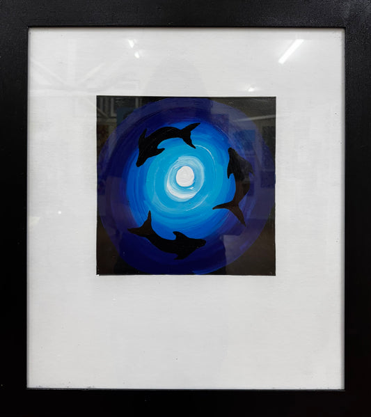 Depth of the Ocean - Dolphins (framed)