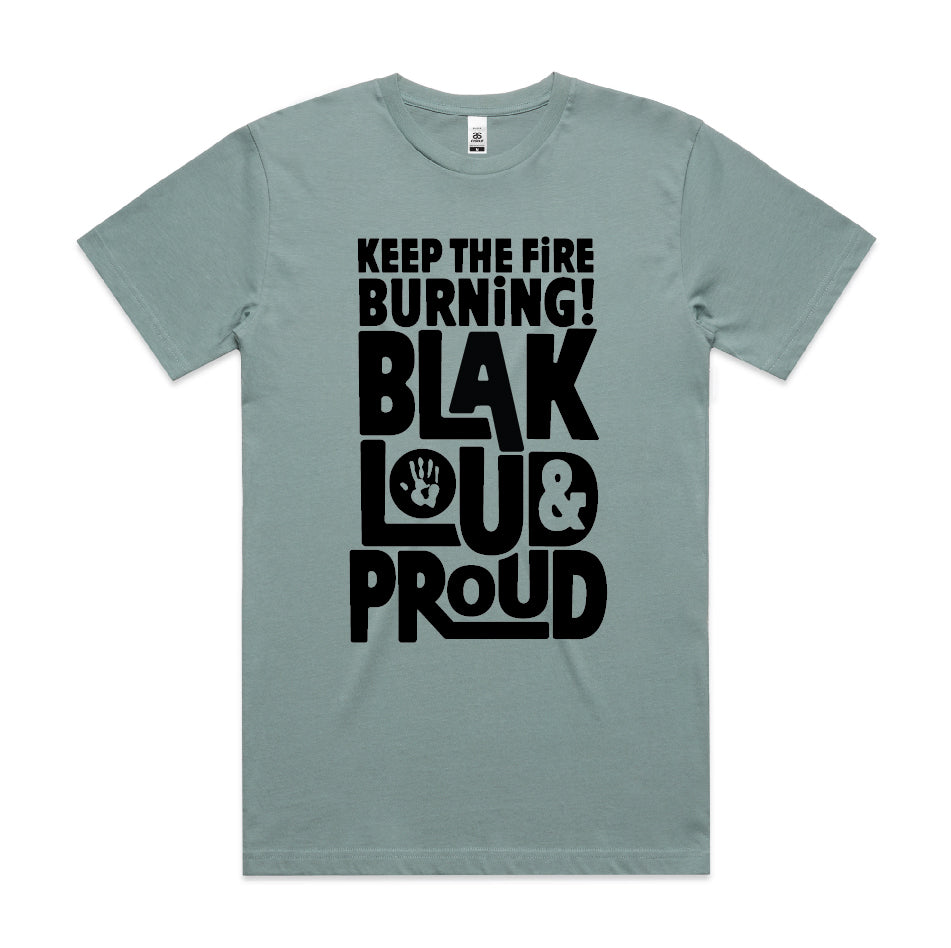 Blak, Loud & Proud Black Print Tee