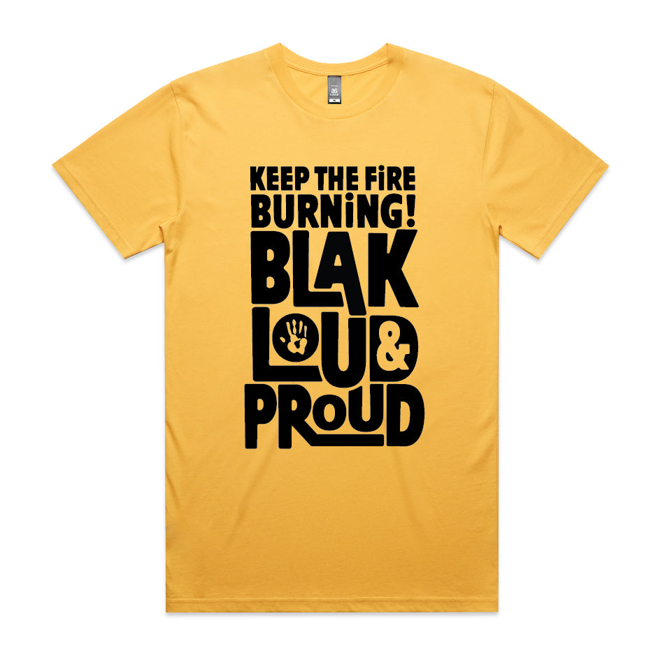 Blak, Loud & Proud Black Print Tee
