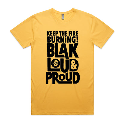 Blak, Loud & Proud Black Print Tee