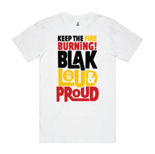 Load image into Gallery viewer, Blak, Loud &amp; Proud Colour Print Tee
