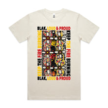 Load image into Gallery viewer, Blak, Loud &amp; Proud Colour Print Tee
