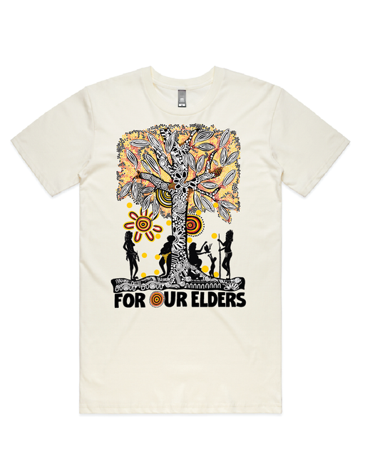 For Our Elders Tree Design - Off white
