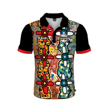 Load image into Gallery viewer, Blak, Loud &amp; Proud sublimated Polo Shirt
