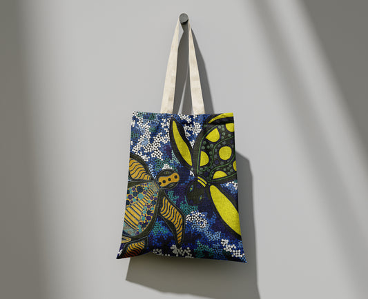 Sea Turtle Dreaming - Tote Bag