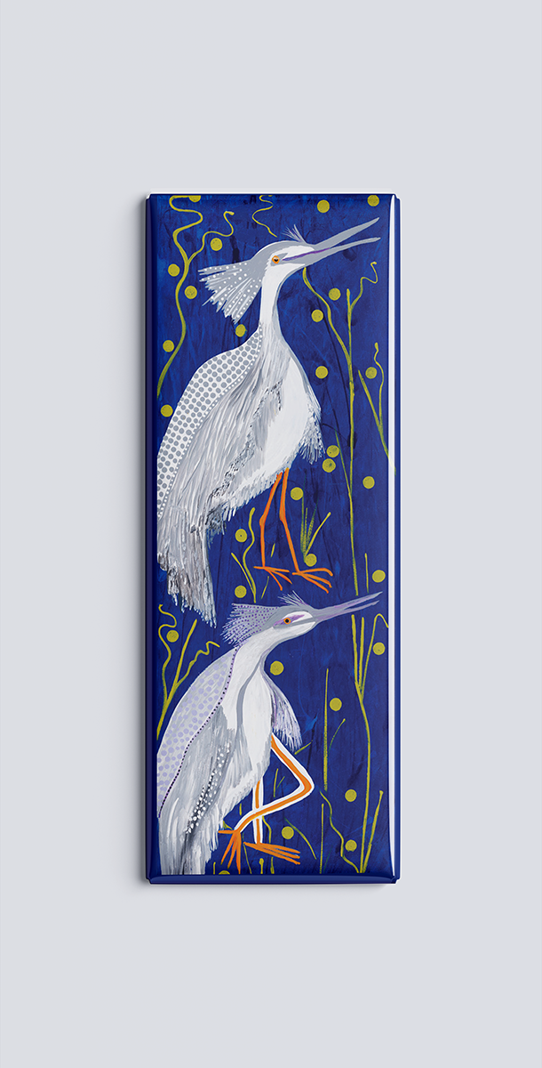 Swamp Cranes - Magnet
