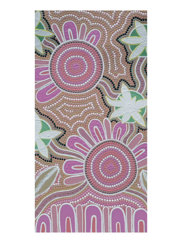 How The Flannel Flowers Came To Be - Plush Beach Towel