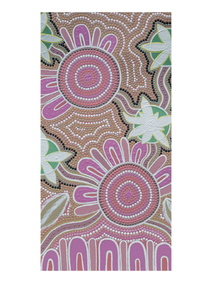 How The Flannel Flowers Came To Be - Plush Beach Towel